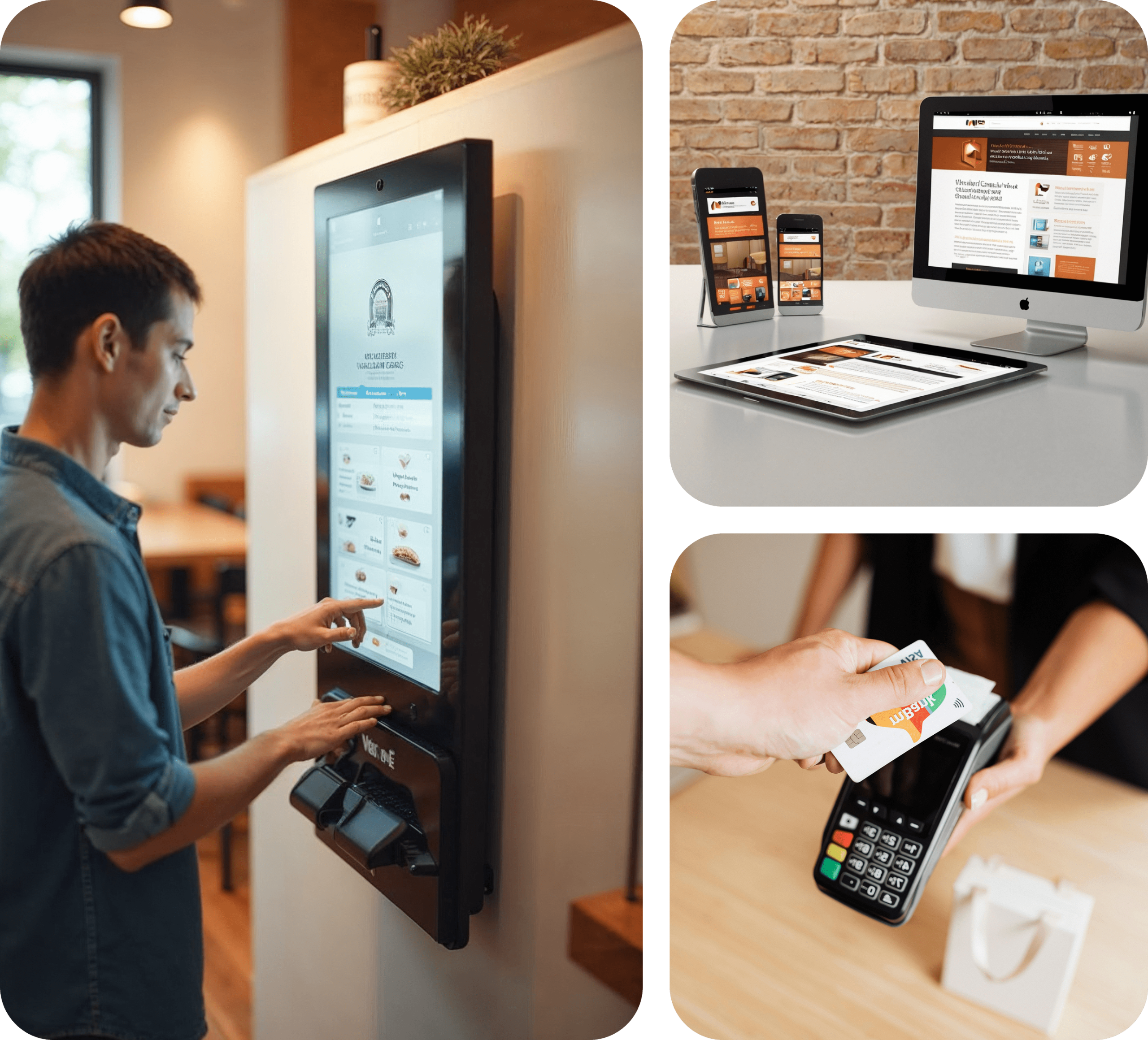 Solutions digitales pour restaurants : borne de commande, tablette de prise de commande, encaissement mobile et logiciel de gestion en un seul outil